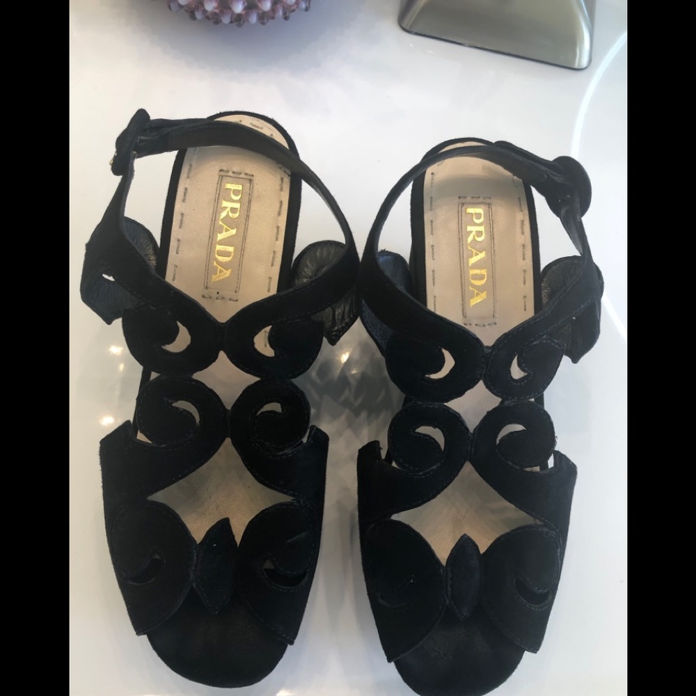 Exquisite Prada Suede sandals